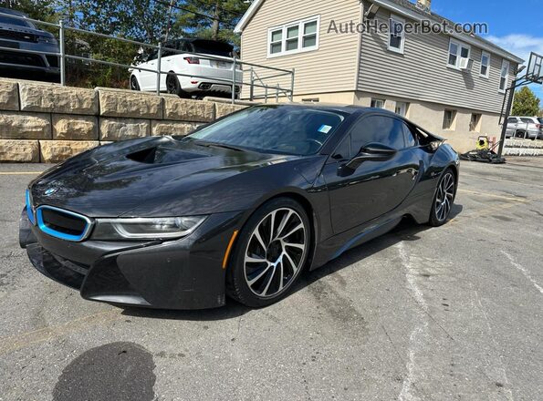 WBY2Z2C5XGV674864 2016 BMW I8 Черный Задняя левая четверть