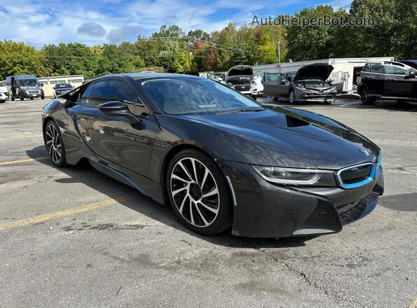 WBY2Z2C5XGV674864 2016 BMW I8 Черный Вид спереди