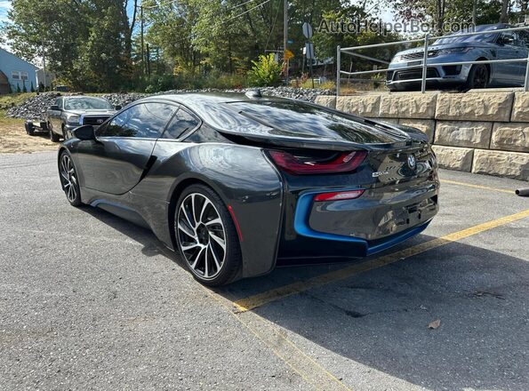 WBY2Z2C5XGV674864 2016 BMW I8 Черный Задняя правая четверть