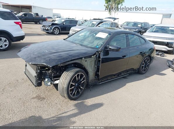 WBY33AW01NFN13164 2022 BMW I4 Черный Передняя левая четверть