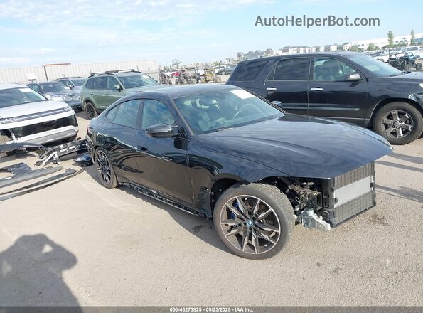 WBY33AW01NFN13164 2022 BMW I4 Черный Передняя правая четверть
