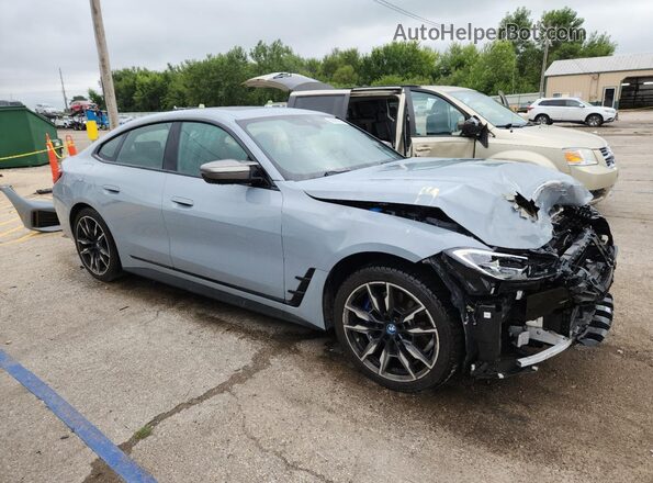 WBY33AW04PFP30405 2023 BMW I4 Серый Передняя правая четверть