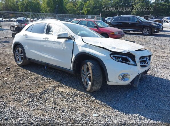 WDCTG4EB2KU001666 2019 MERCEDES-BENZ GLA Белый Передняя правая четверть