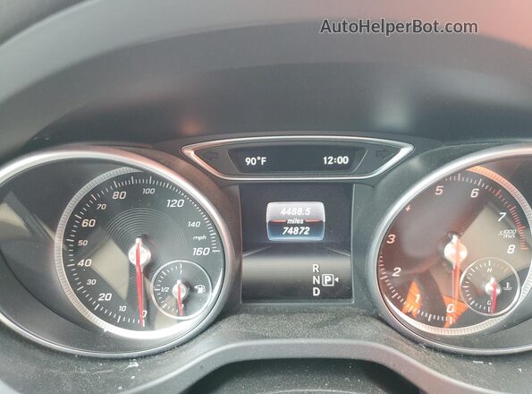 WDCTG4EB3JJ432551 2018 MERCEDES-BENZ GLA White Սարքավորումների վահանակի տեսք