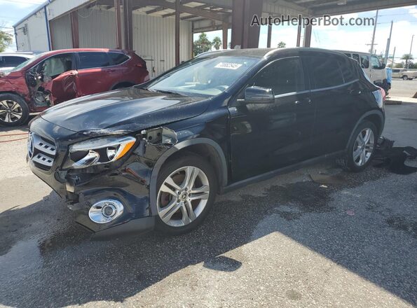 WDCTG4EB4JJ512358 2018 MERCEDES-BENZ GLA Black წინა მარცხენა ხედი სამი მეოთხედიდან