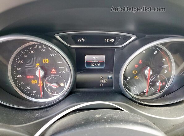 WDCTG4EB4LU026778 2020 MERCEDES-BENZ GLA Белый Вид щитка приборов