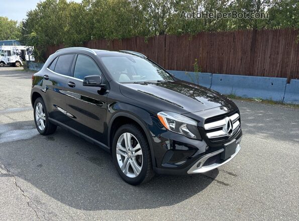 WDCTG4GB5HJ298598 2017 MERCEDES-BENZ GLA-CLASS Black წინა მარცხენა ხედი სამი მეოთხედიდან