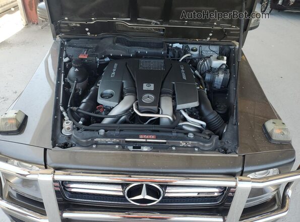 WDCYC7DH4JX288708 2018 MERCEDES-BENZ G-CLASS Green Вид підкапотного простору