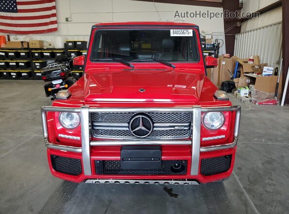 WDCYC7FH6JX291994 2018 MERCEDES-BENZ G-CLASS Red Вид спереду