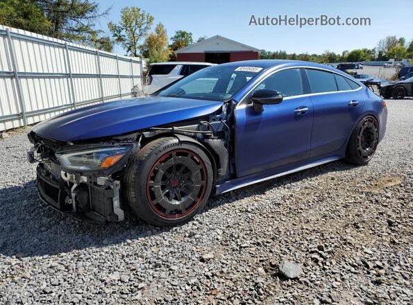 WDD7X8KB9KA001769 2019 MERCEDES-BENZ AMG Синий Передняя левая четверть