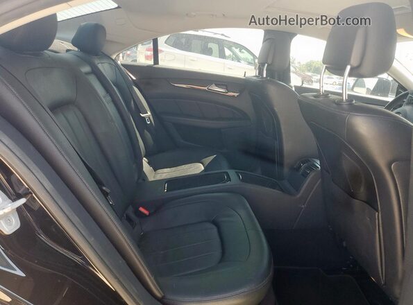 WDDLJ6FB6GA171772 2016 MERCEDES-BENZ CLS-CLASS Black Հետևի նստատեղերի տեսք