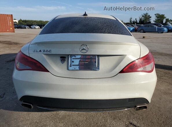 WDDSJ4EB3GN292138 2016 MERCEDES-BENZ CLA-CLASS White Вид ззаду