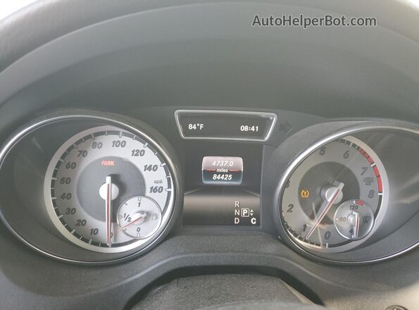 WDDSJ4EB3GN292138 2016 MERCEDES-BENZ CLA-CLASS White Вид щитка приладів