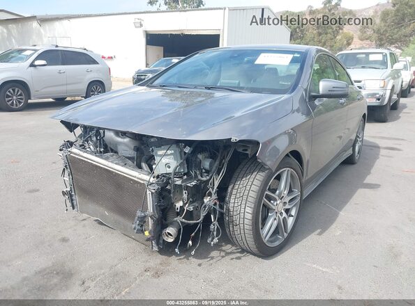 WDDSJ4EB3HN412926 2017 MERCEDES-BENZ CLA-CLASS Серый Передняя левая четверть