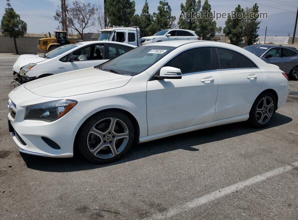 WDDSJ4EB4JN628435 2018 MERCEDES-BENZ CLA-CLASS White Przód lewy