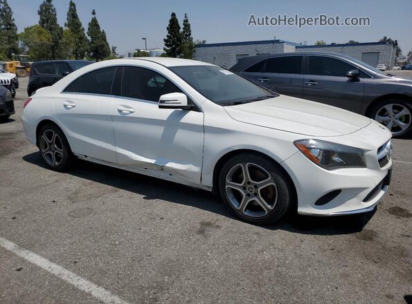 WDDSJ4EB4JN628435 2018 MERCEDES-BENZ CLA-CLASS White Przód prawy