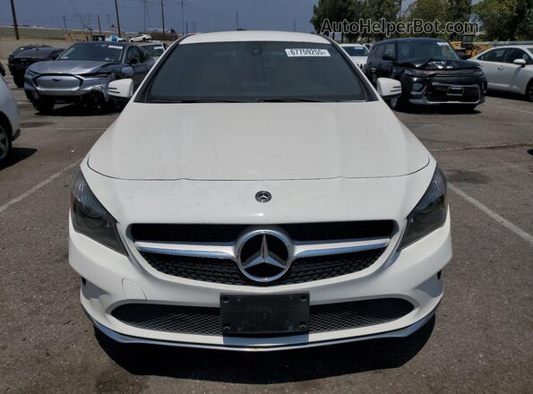 WDDSJ4EB4JN628435 2018 MERCEDES-BENZ CLA-CLASS White Widok z przodu