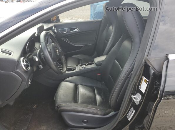 WDDSJ4EB8HN447705 2017 MERCEDES-BENZ CLA-CLASS Black Widok wnętrza z przodu