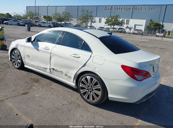 WDDSJ4EB8JN520402 2018 MERCEDES-BENZ CLA 250 White Rear left