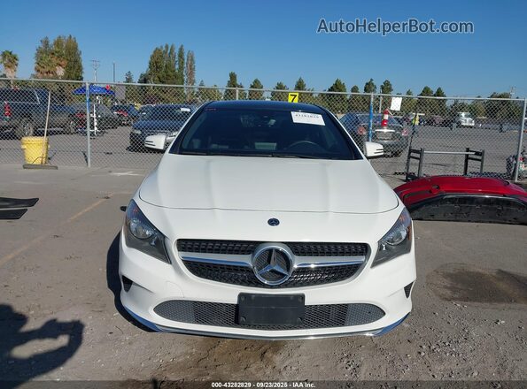 WDDSJ4EB8JN520402 2018 MERCEDES-BENZ CLA 250 White Instrument cluster view