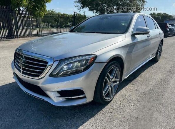 WDDUG8CB9HA332278 2017 MERCEDES-BENZ S-CLASS Серебряный Передняя левая четверть