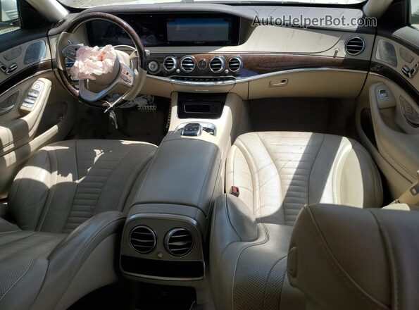 WDDUG8DB9KA445671 2019 MERCEDES-BENZ S White Widok deski rozdzielczej