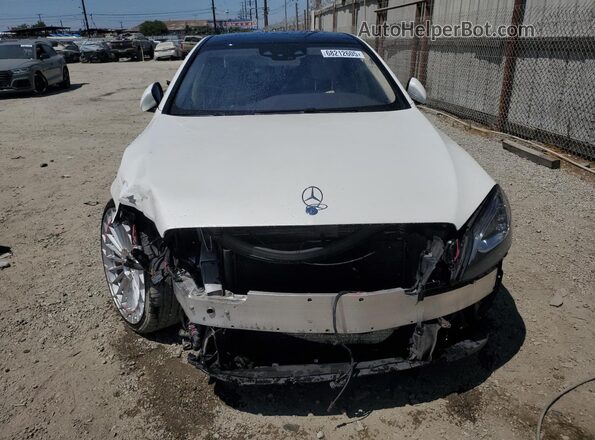 WDDUG8DB9KA445671 2019 MERCEDES-BENZ S White Widok z przodu