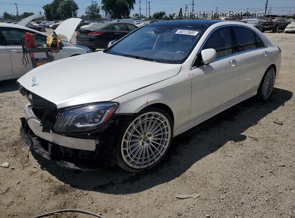 WDDUG8DB9KA445671 2019 MERCEDES-BENZ S White Przód lewy