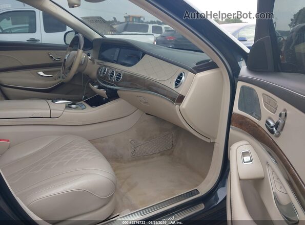 WDDUG8FB4HA284362 2017 MERCEDES-BENZ S-CLASS Фиолетовый Вид салона спереди