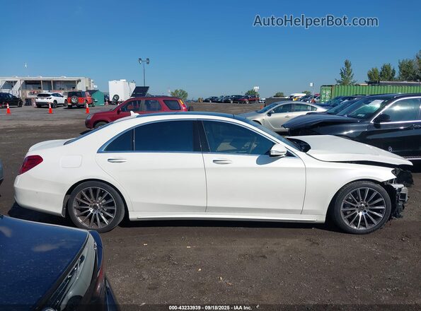 WDDUG8FB6HA340902 2017 MERCEDES-BENZ S-CLASS Белый Вид задней части салона