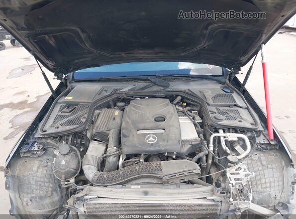 WDDWF4JB0GR143896 2016 MERCEDES-BENZ C-CLASS Черный Вид сзади