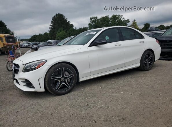 WDDWF8EB9LR548750 2020 MERCEDES-BENZ C Белый Передняя левая четверть