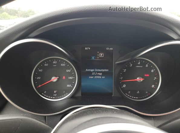 WDDWF8EB9LR548750 2020 MERCEDES-BENZ C Белый Вид щитка приборов