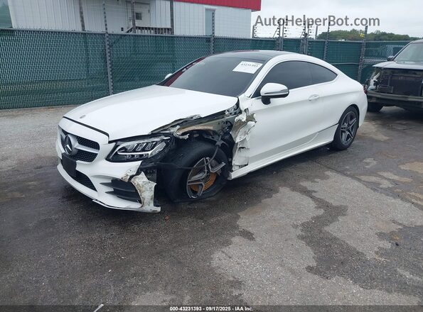 WDDWJ8EB0KF856033 2019 MERCEDES-BENZ C-CLASS White Front left