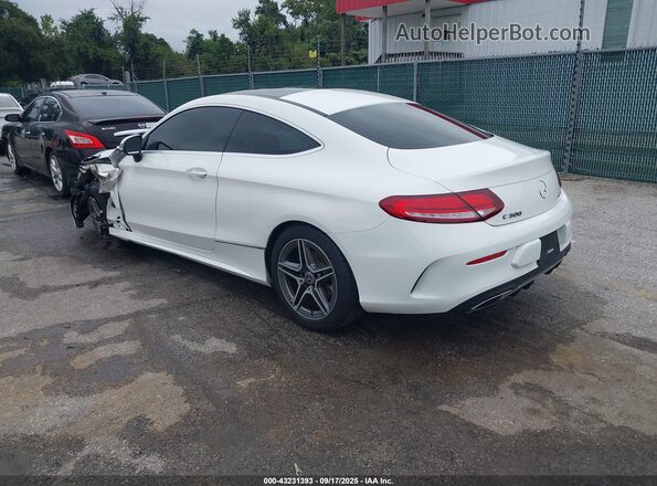 WDDWJ8EB0KF856033 2019 MERCEDES-BENZ C-CLASS White Rear left