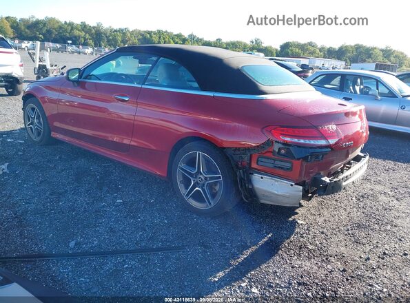 WDDWK8EB3LF973894 2020 MERCEDES-BENZ C-CLASS Red უკანა მარცხენა