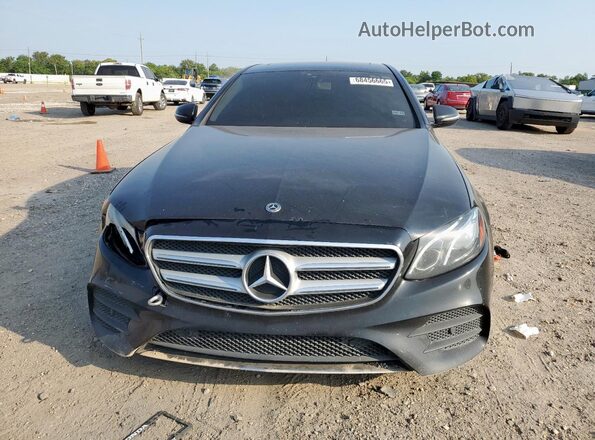 WDDZF4JB1JA338909 2018 MERCEDES-BENZ E Black Front view