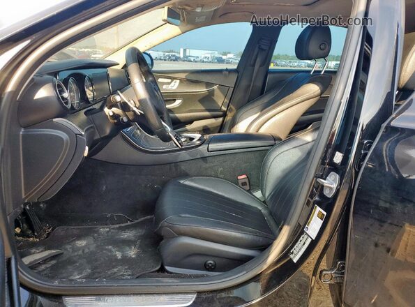 WDDZF4JB1JA338909 2018 MERCEDES-BENZ E Black Front interior view