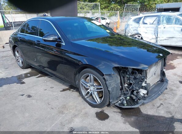 WDDZF4JB5HA039823 2017 MERCEDES-BENZ E-CLASS Черный Передняя правая четверть