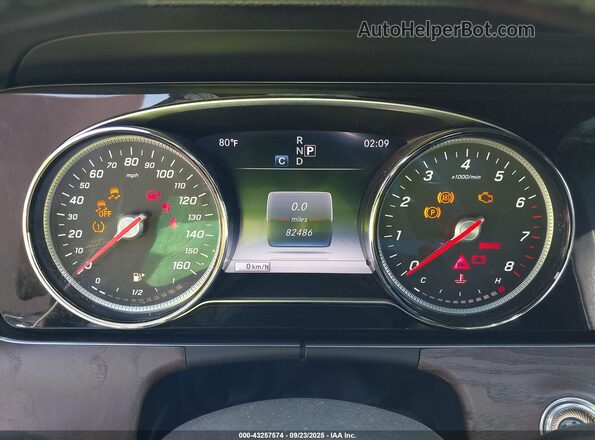 WDDZF4JB5HA039823 2017 MERCEDES-BENZ E-CLASS Черный Вид задних сидений