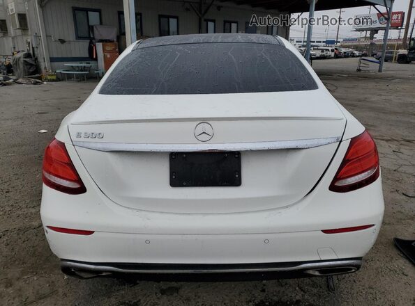 WDDZF4JB6JA456180 2018 MERCEDES-BENZ E White Vista trasera