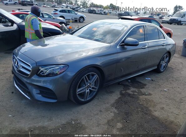 WDDZF4JB8JA434973 2018 MERCEDES-BENZ E-CLASS Серый Передняя левая четверть