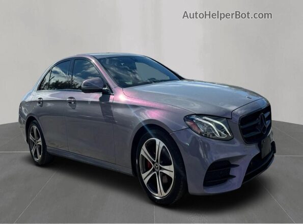 WDDZF4KB0JA340195 2018 MERCEDES-BENZ E Purple Front left