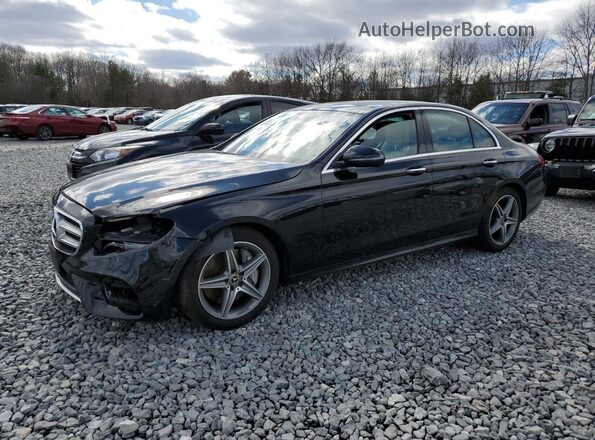 WDDZF4KB0JA388506 2018 MERCEDES-BENZ E Черный Передняя левая четверть