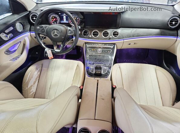 WDDZF4KB1HA175235 2017 MERCEDES-BENZ E Black Widok deski rozdzielczej