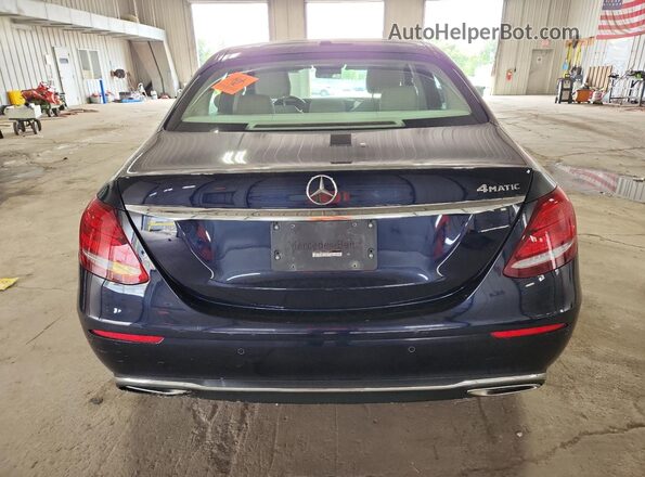WDDZF4KB2JA398812 2018 MERCEDES-BENZ E Blue Widok z tyłu
