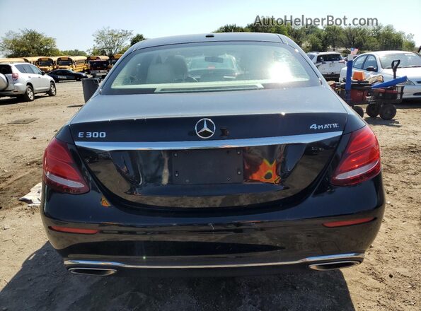 WDDZF4KB4JA347330 2018 MERCEDES-BENZ E Black Rear view