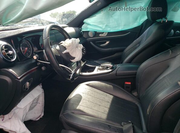 WDDZF4KB5JA441572 2018 MERCEDES-BENZ E Black Widok wnętrza z przodu