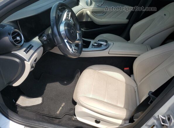 WDDZF6BBXLA701401 2020 MERCEDES-BENZ E Silver Vista interior delantera