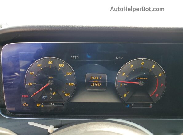 WDDZF8DB7LA722957 2020 MERCEDES-BENZ E Black Widok zestawu wskaźników